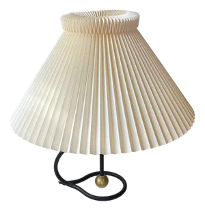 Vintage Danish Table Lamp in Brass by Kaare Klint for Le Klint, 1950s