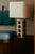 Contemporary Bulle Travertine Table Lamp by Studio Karen B For Sale - Image 3 of 8