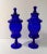 Large Murano Blue Glass Vases, 1960s, Set of 2 For Sale - Image 6 of 6