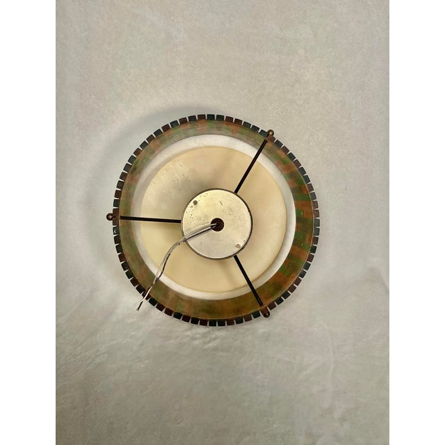 Metal Moe Mid Century Modern Acrylic Tile Fiesta Series Ceiling Light, Flush Mount For Sale - Image 7 of 12