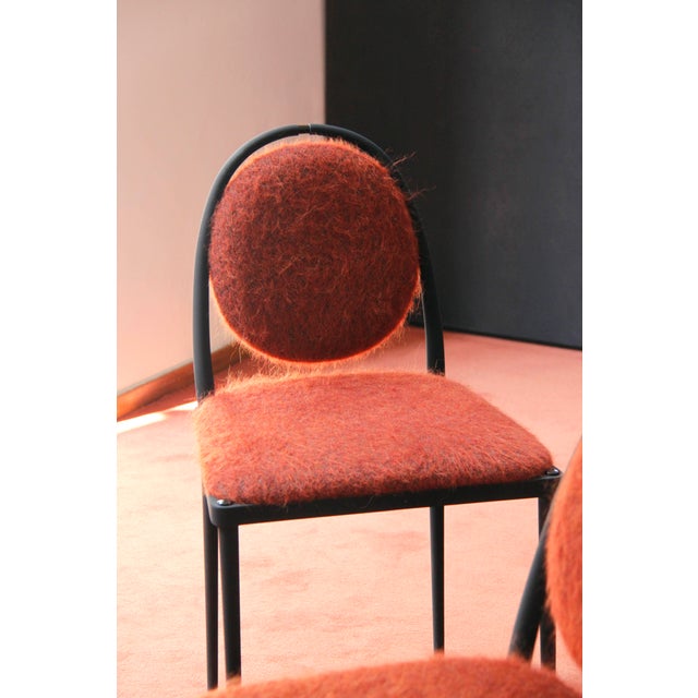 Terracotta Mohair Balzaretti Chair by Daniel Nikolovski & Danu Chirinciuc for KABINET For Sale - Image 6 of 9