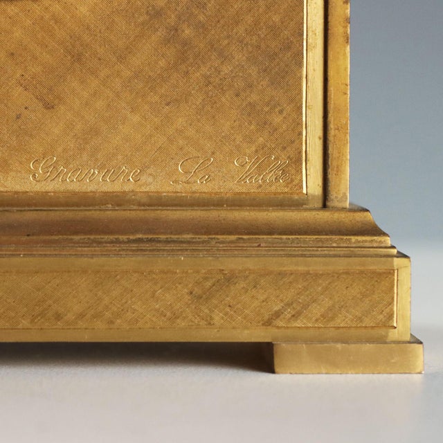 Table Clock from La Vallée Manufacture For Sale - Image 10 of 11