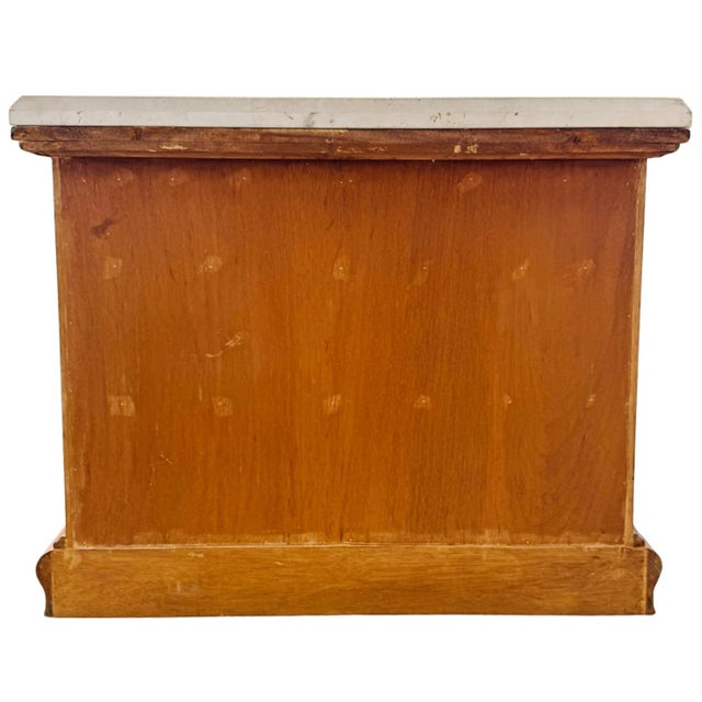 Vintage Kreiss Collection Neoclassical Style Travertine Top Commode or Chest of Drawers For Sale - Image 15 of 15