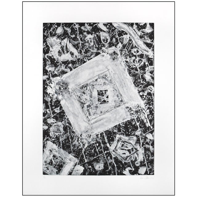 Abstract Late 20th Century Untitled (i.40; Sfe;008) Abstract White Aquatint Sam Francis For Sale - Image 3 of 6