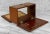 Antique Traditional Mahogany Double Hinged Storage Box For Sale - Image 6 of 11