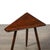 Mid-Century Modernist Triangular Side Table With Tapered Supports Signed Cushman For Sale - Image 12 of 13