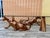 Mid-Century Modern Hollywood Regency Mottled Bronze Ceramic Panthers Pedestal Coffee Table. Circa 1970s For Sale - Image 3 of 15