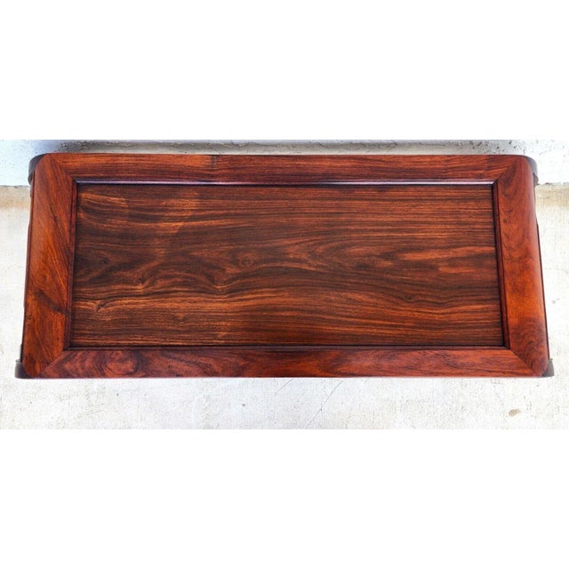 Mid 20th Century Antique Opium Coffee Table Rosewood Asian Chinoiserie For Sale - Image 5 of 11