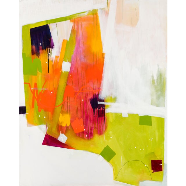 Xanda McCagg Contemporary Abstract Oil on Canvas "Existing Moment" by Xanda McCagg For Sale - Image 4 of 4