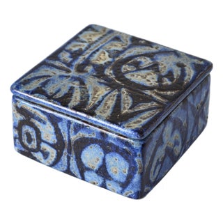 Baca Series Ceramic Box by Nils Thorsson for Alumina Royal Copenhagen, 1970s For Sale