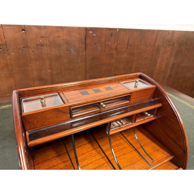 Brown English Desk Organizer from Globe Wernicke For Sale - Image 8 of 15