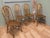 Set of 4 Country Kitchen Dining Chairs, Wheel Back The chairs are a classic high back design and hand made in solid wood...