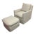 Rowe Furniture Lilah Swivel Rocker + Ottoman, Set For Sale