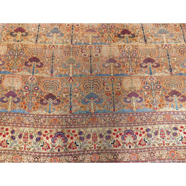 Persian Antique Persian Rug. 10'5"x 12' For Sale - Image 3 of 18