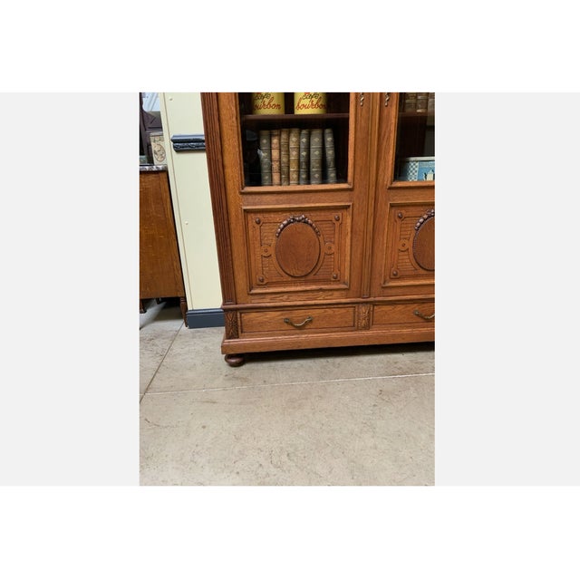 Antique Art Nouveau Display Cabinet, 1910 For Sale - Image 10 of 12