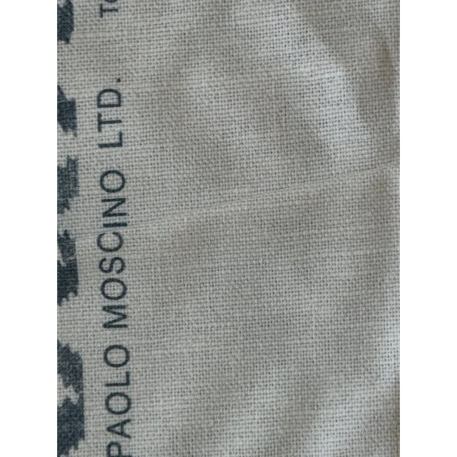 2020s Paolo Moschino Linen Blend Fabric 1 Yard Roche Lee Jofa 2020163.51.0 Fabric For Sale - Image 5 of 5