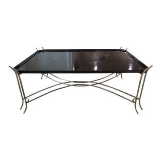 Dennis & Leen Custom Size Cut Corner Chinoiserie Tray Top Coffee Table For Sale