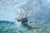 Wood “Tossed at Sea,” 19th Century Oil on Canvas in a Period Gilt Frame For Sale - Image 7 of 15