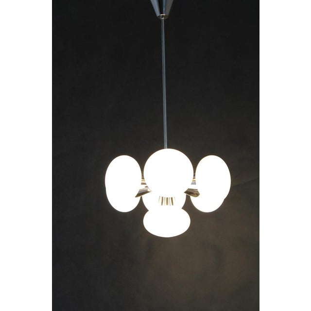 Chrome Plated 7 - Flamming Sputnik attributed to Kamenicky Senov, Czechoslovakia, 1970s For Sale - Image 9 of 10