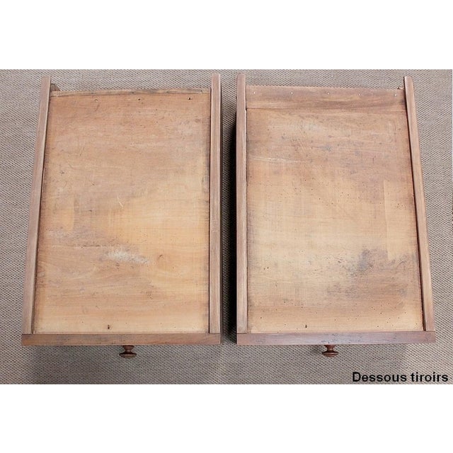 Large Louis XV Desk in Solid Cherry, Mid-19th Century For Sale - Image 14 of 18