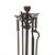 Antique Samuel Yellin School Arts & Crafts Wrought Iron Fireplace Tool Set C1920 For Sale - Image 4 of 10