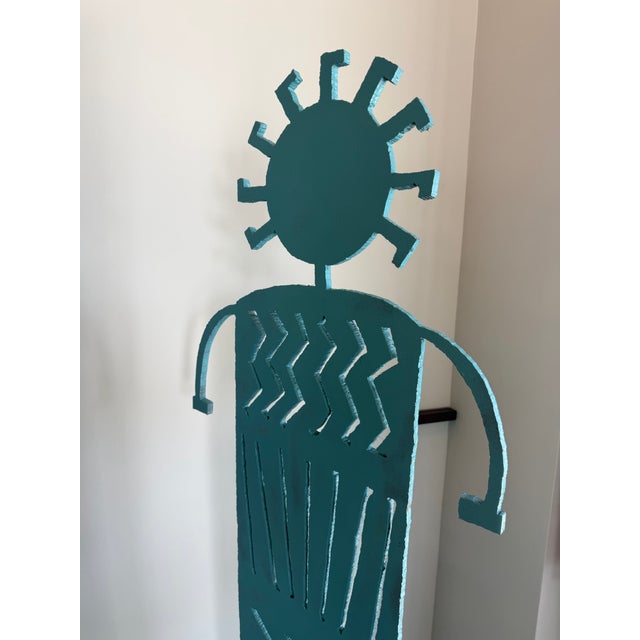 Late 20th Century Navajo Tribe Metal Sculpture For Sale - Image 4 of 8