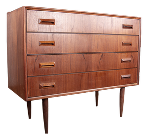 Danish Teak Chest of Drawers by Borge Mogensen for Søborg Mobelfabrik, 1960s