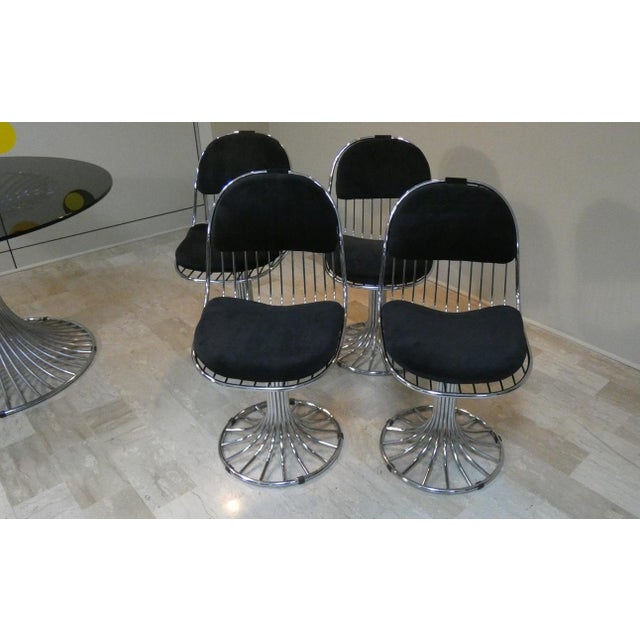 Margot Chairs and Tulip Dining Table by Gastone Rinaldi for Rima, Italy, 1968, Set of 5 For Sale - Image 7 of 18