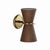 2020s Regina Andrew Gable Sconce, Antique Natural Brass with Russet Shade For Sale - Image 5 of 5