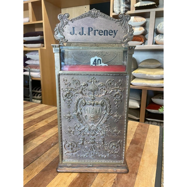 1910s Antique National Cash Register Model 313 - J J Preney For Sale - Image 5 of 9