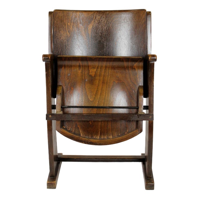 Vintage Cinema Chair, 1940s For Sale