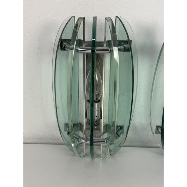 1970s Wall Lamps in Murano Glass from Veca, Italy, 1970s, Set of 2 For Sale - Image 5 of 18