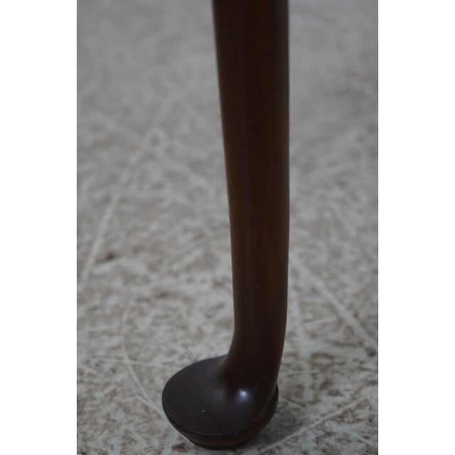 Biggs Mahogany Gate Leg Corner Table For Sale - Image 12 of 16