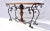 Spanish Spanish Colonial Console Table, Forged Iron & Oak, Italy, 1990s For Sale - Image 3 of 11