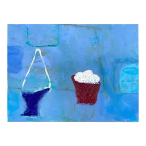 In the Court of the Last Panjandrum (Contemporary Multimedia Abstract Painting), Guy Lyman