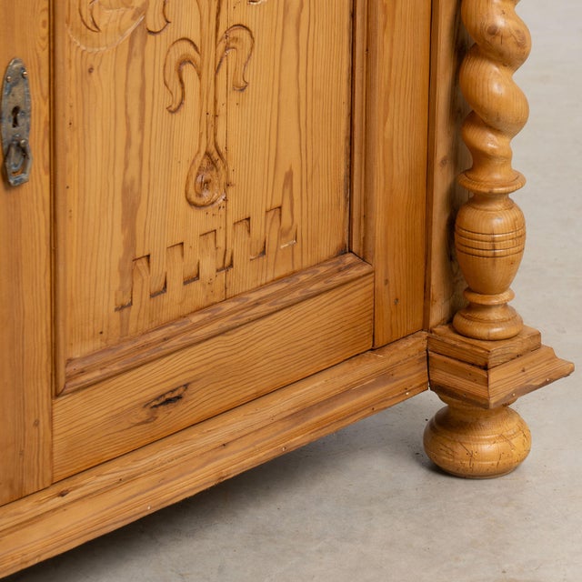 19th Century Pine Sideboard From Denmark For Sale - Image 17 of 18
