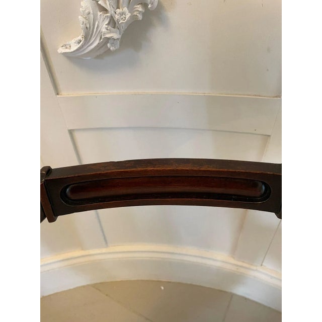 Antique Regency Mahogany Desk Chair For Sale - Image 12 of 13