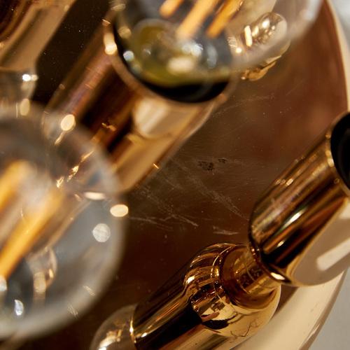 Metal Brass Wall Lamp from Orion, 1980s For Sale - Image 7 of 11