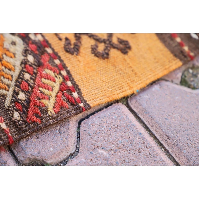1980s Turkish Red Striped Cecim Kelim For Sale In Sacramento - Image 6 of 9