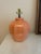 Late 20th Century Salmon Colored Ceramic Lamp For Sale In Charleston - Image 6 of 6