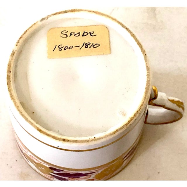 Spode Coffee Can Cup English Porcelain Georgian 1810 C. For Sale In San Francisco - Image 6 of 7