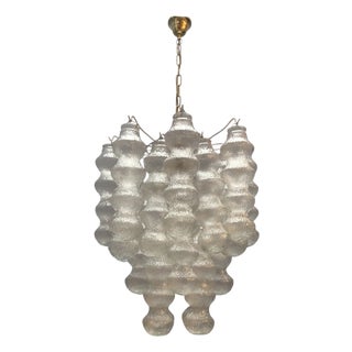 Murano Glass Bubble Chandelier, 1980s For Sale