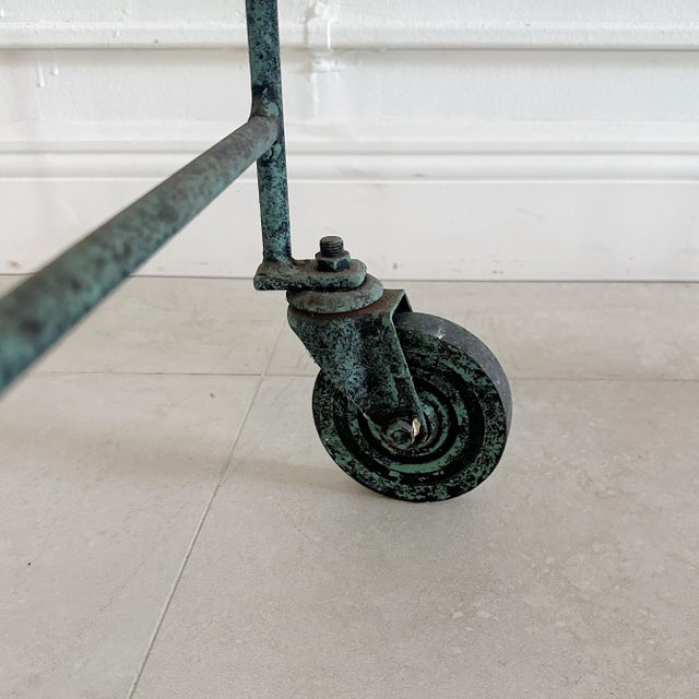 Metal 1950s Maurizio Tempestini for Salterini Mid Century Bar Cart, Attributed For Sale - Image 7 of 11