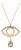 Cleopatra’s Guardian Eye Pearl Gold Necklace For Sale