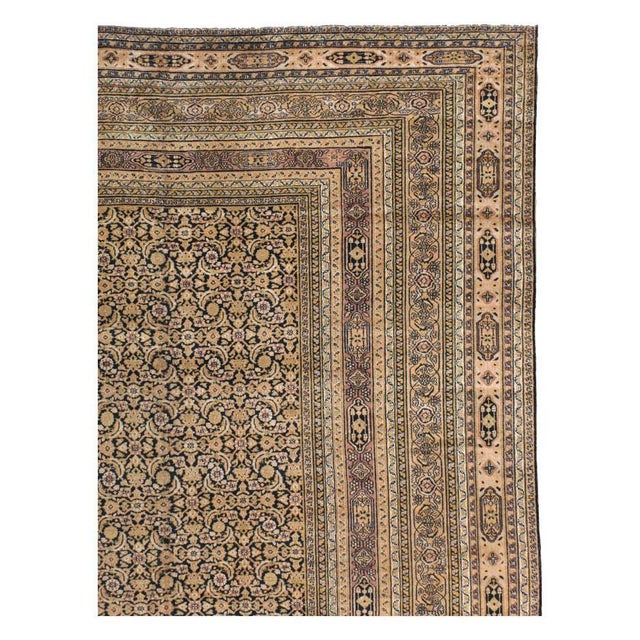 Rustic Galerie Shabab Collection Early 20th Century Persian Khorassan Carpet For Sale - Image 3 of 9