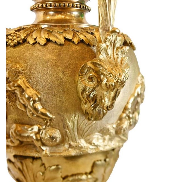 Antique French Gilt Jugs, 1840, Set of 2 For Sale - Image 16 of 18