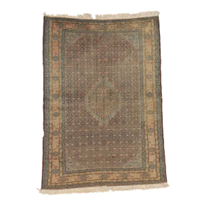 Mid 20th Century Vintage Persian Ardabil Rug 04'07 X 06'05