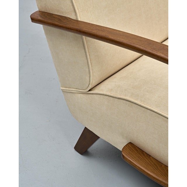 Wood H-410 Armchair by Jindrich Halabala, 1930s For Sale - Image 7 of 16