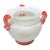Murano Art Glass Bowl "Scavo" Italian Seguso White Red Vase Planter Decor For Sale In San Francisco - Image 6 of 12