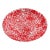 Crow Canyon Home Splatterware, Oval Platter in Red & White For Sale